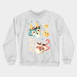 Santa Claus and Reindeer mugs Crewneck Sweatshirt